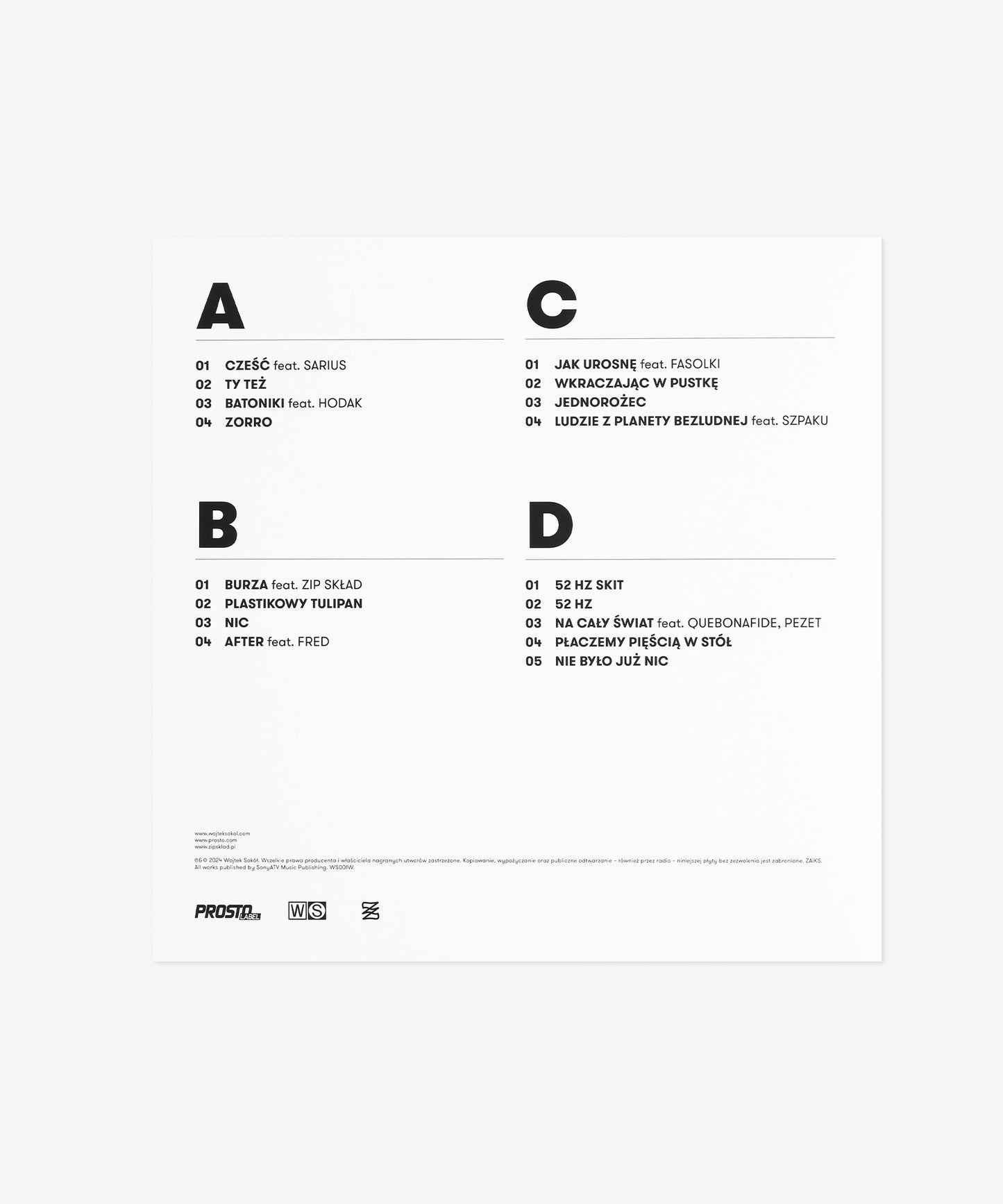 Sokół - NIC (Winyl Standard)